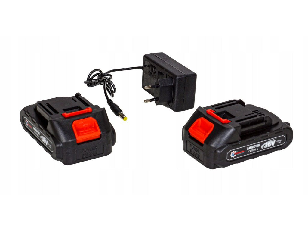 36V AKUMULIATORINIS GRANDININIS PJŪKLAS 2xAKU 6" 2X BATTERY - Savamrate.lt