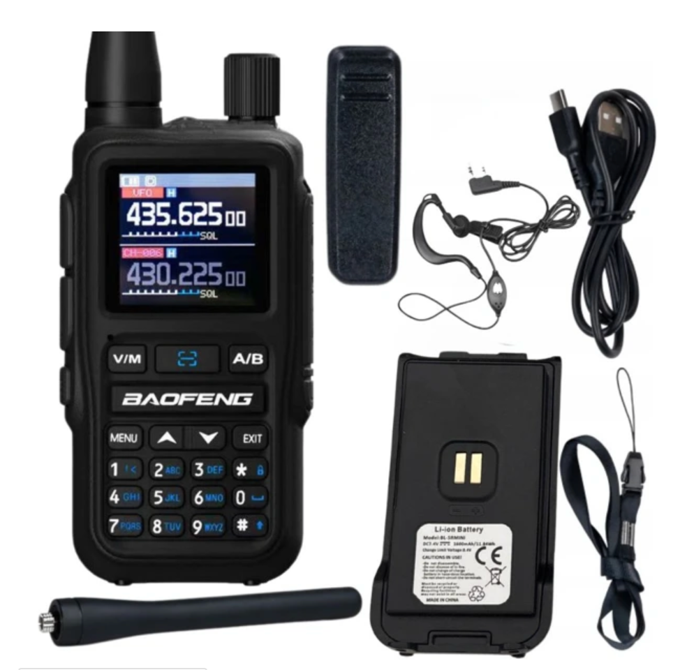 „Baofeng UV-5R“ mini didelio nuotolio racija 