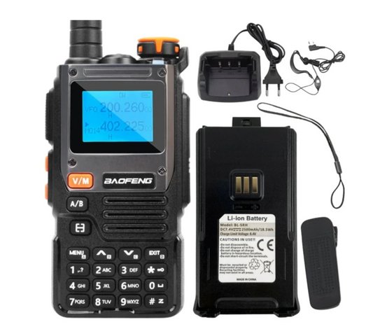 Didelio nuotolio racija „Baofeng uv-k61 pro“ rinkinys