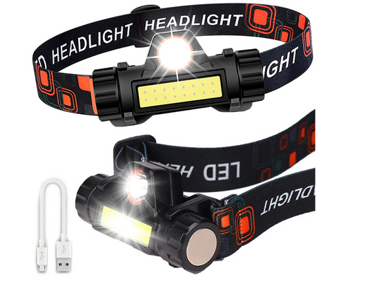 LED žibintas su 2 apšvietimo režimais