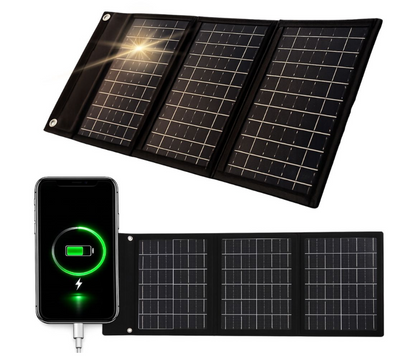 Nešiojama 20 w saulės energijos panelė įkrauna telefona