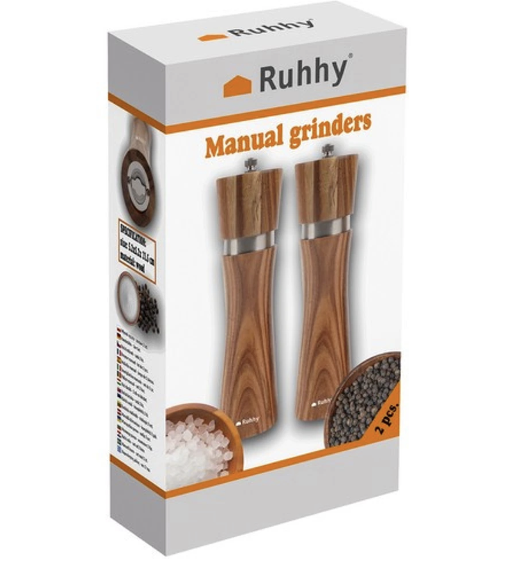 Rankinis malūnėlis- 2 vnt. rinkinys dėžėje