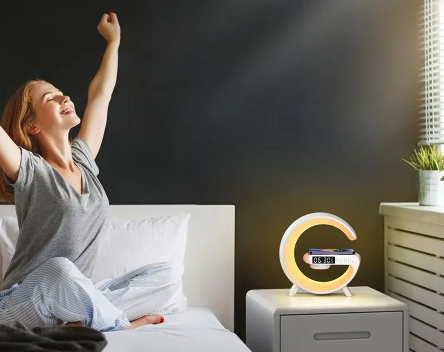 LED lempa/žadintuvas