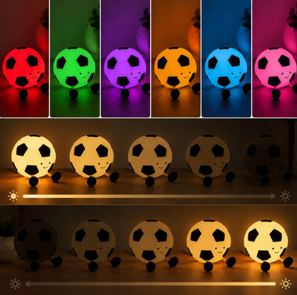 LED futbolo lempa skirtingos spalvos ir ryškumas