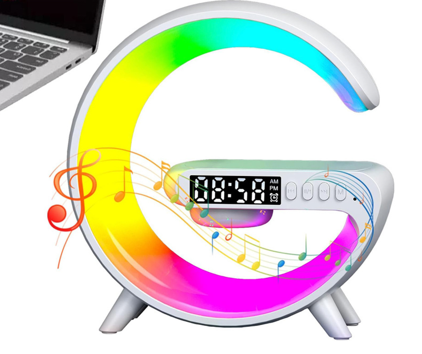 LED lempa/radija