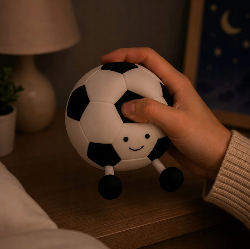 LED futbolo lempa minkštas