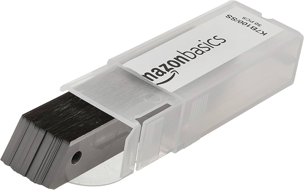„Amazon Basics“ – anglinio plieno ašmenys 18 mm - Savamrate.lt