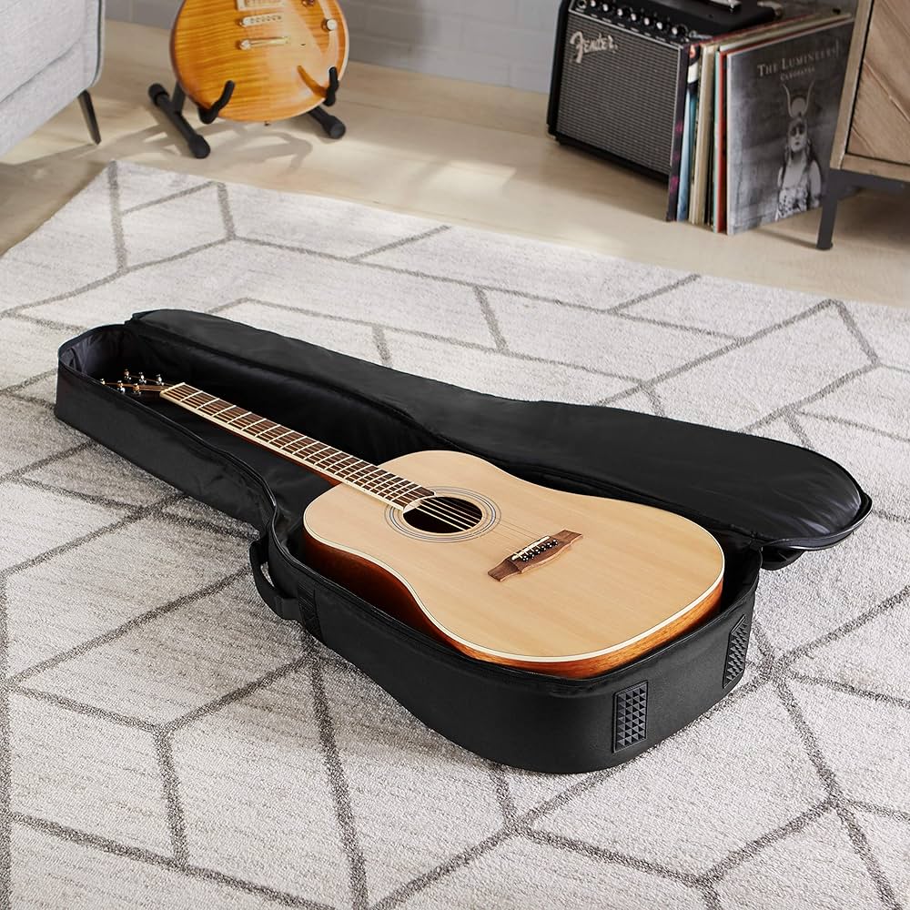 „Amazon Basics“ gitaros dėklas su gitara- Savamrate.lt