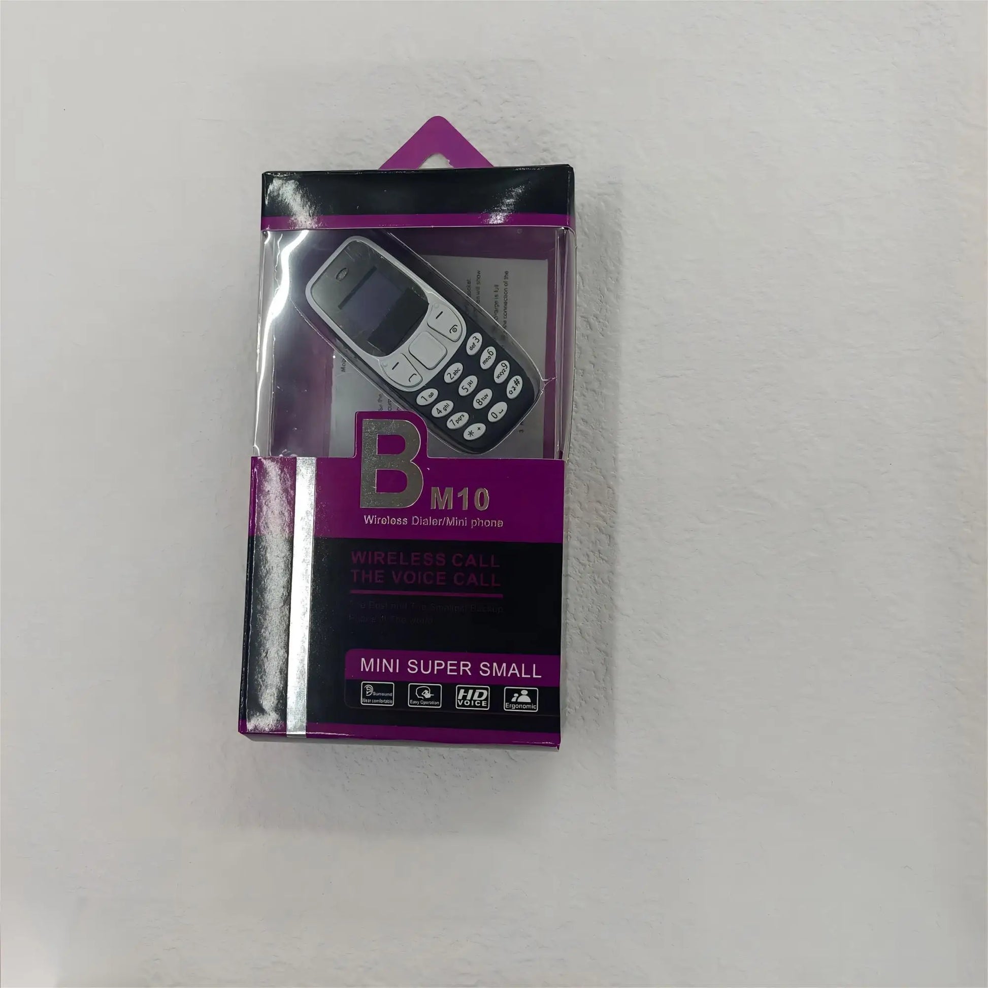 BM10 mini mobilusis telefonas su dviguba SIM kortele - Savamrate.lt