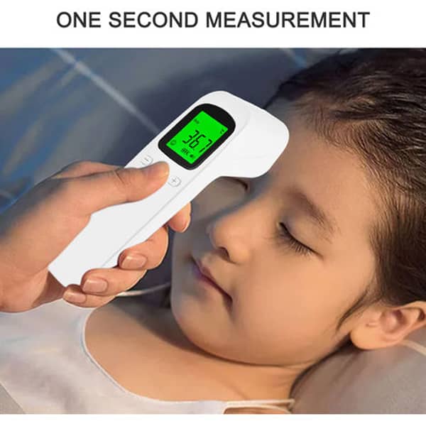 Bekontaktis termometras matuoja kūno temperatūrą - Savamrate.lt