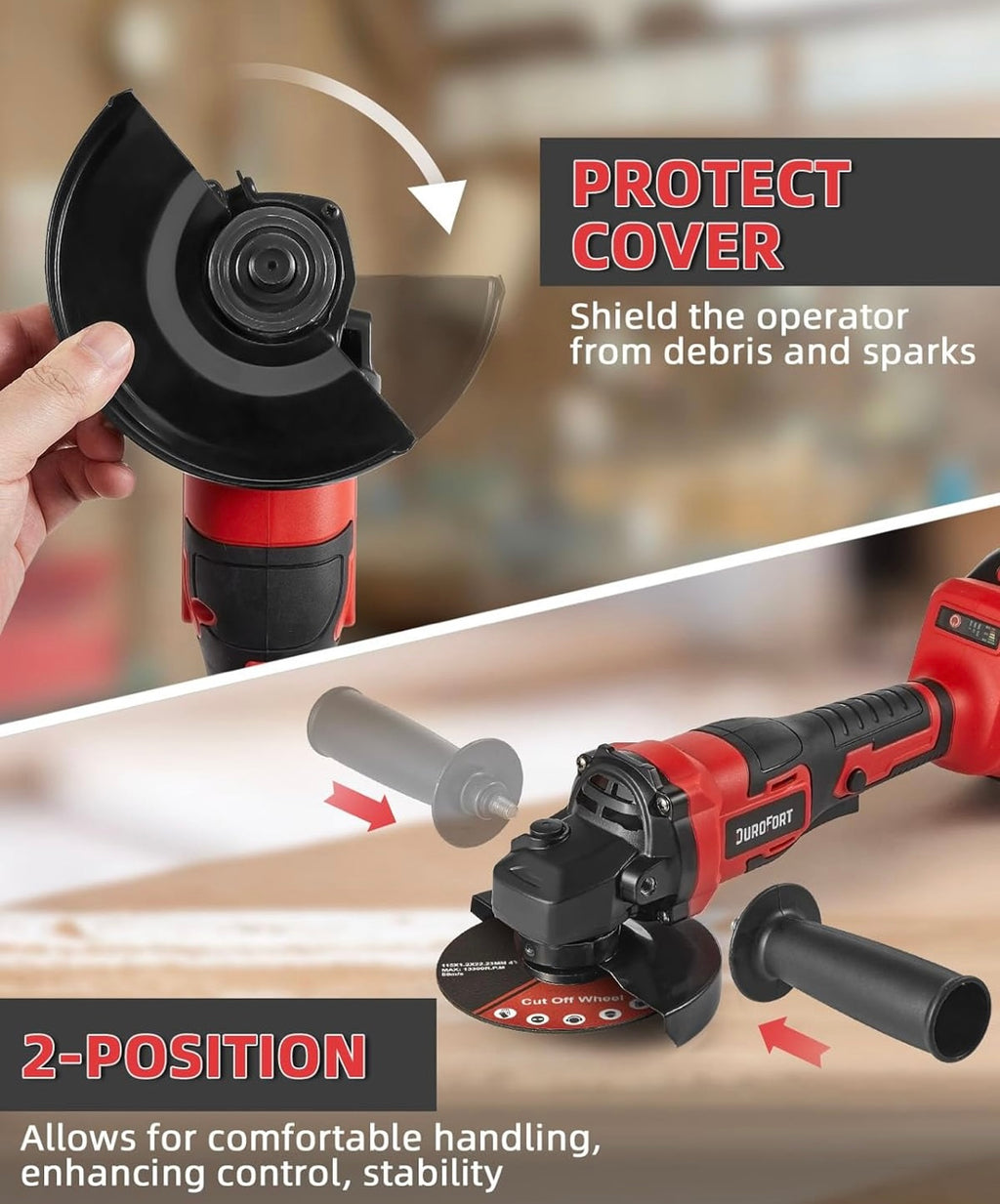 Durofort kampinis šlifuoklis