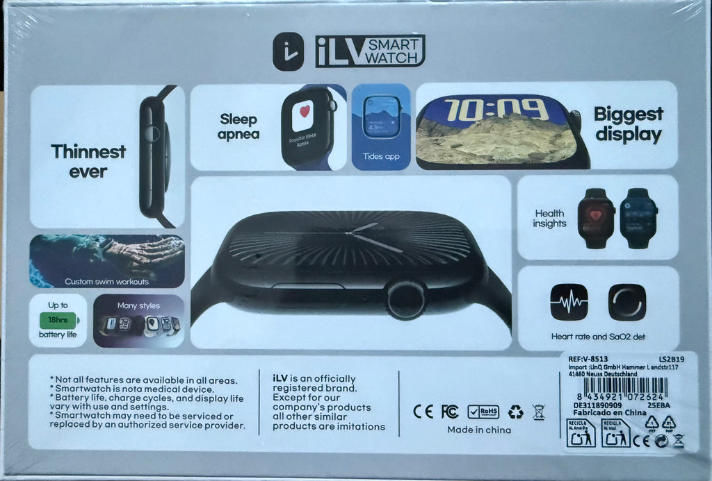 Išmanusis laikrodis V.- X10