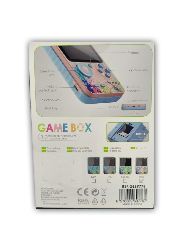 Žaidimų konsolė Green Lyca GL69776