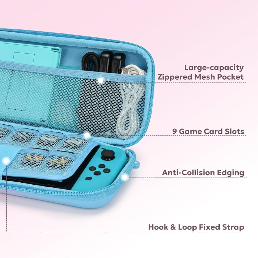 Nintendo Switch (2017) dėklas 16-1 Inno Aura