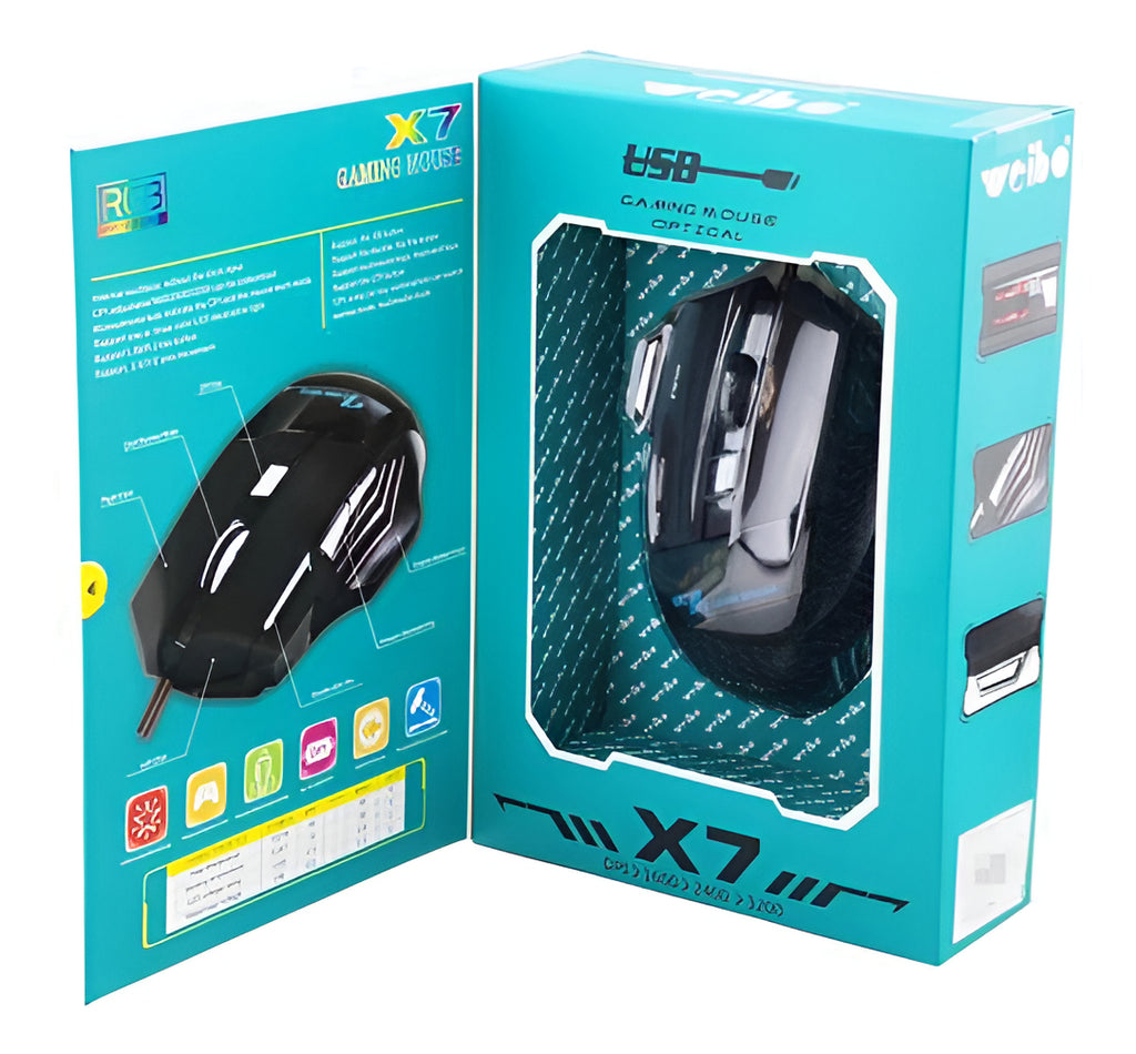 Žaidimų pelė Weibo X7