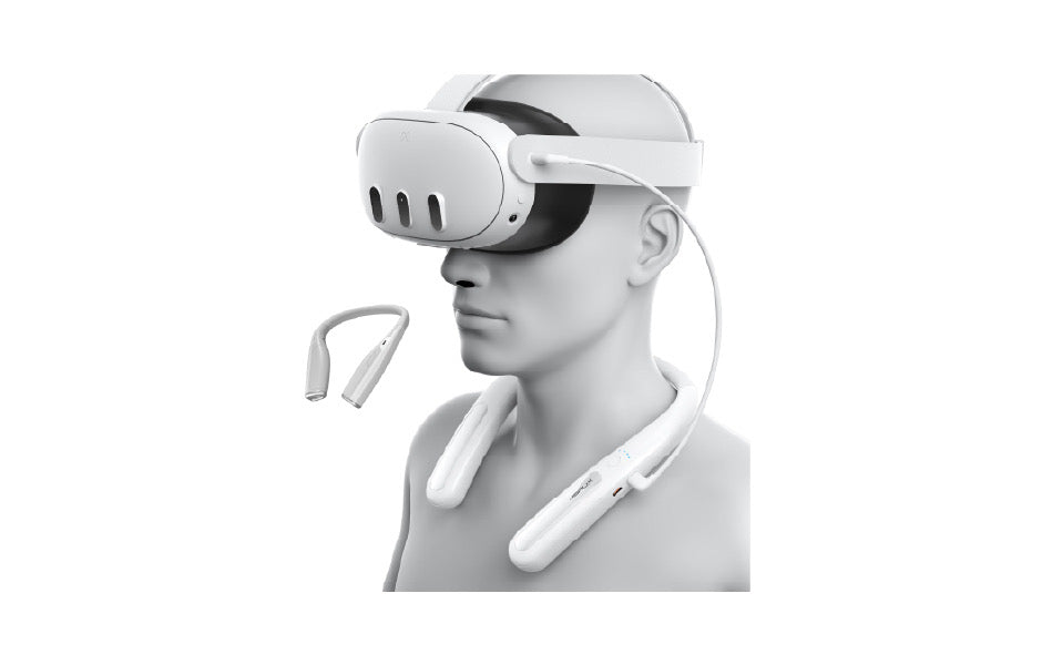 Išorinė kaklo formos baterija JSAUX VR