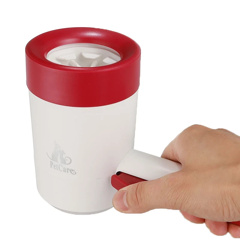 Augintinių letenėlių valymo įrenginys