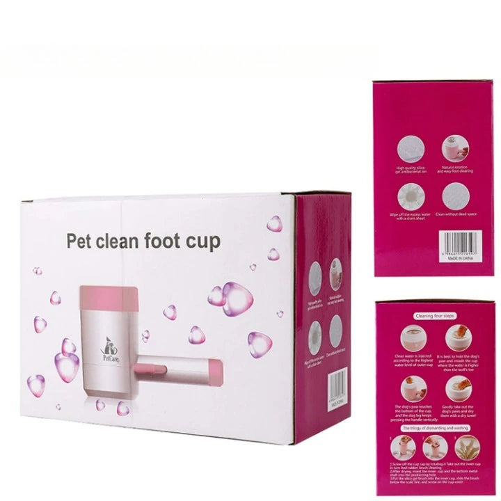 Augintinių letenėlių valymo įrenginys