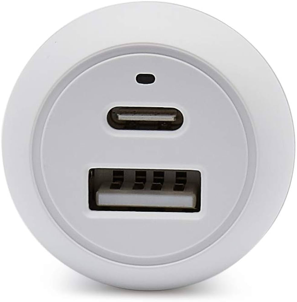 dviejų prievadų automobilinis įkroviklis 