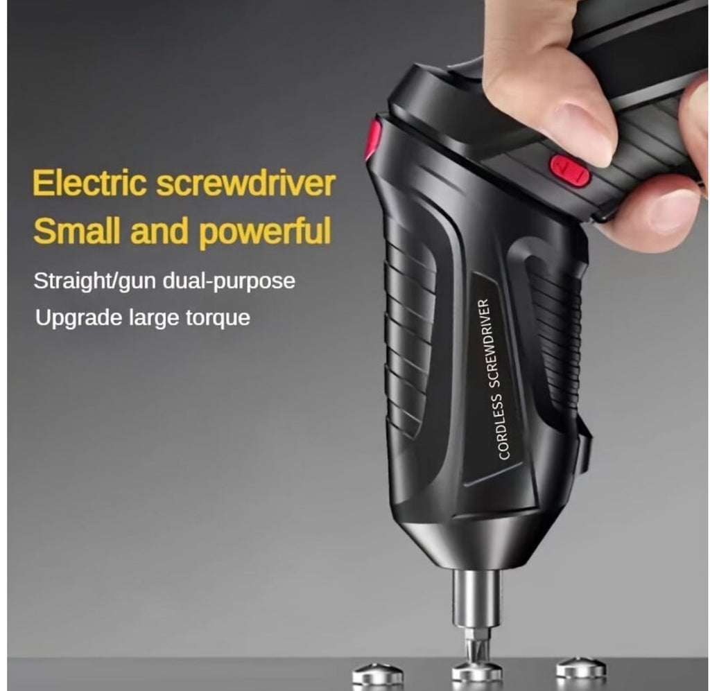 Belaidis mini elektrinis atsuktuvas su LED apšvietimu