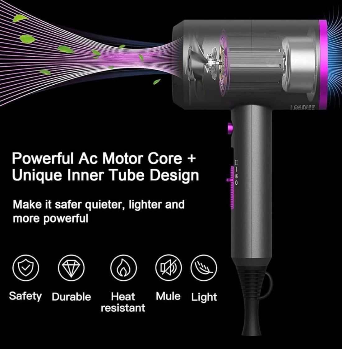 Profesionalus plaukų džiovintuvas 1800W