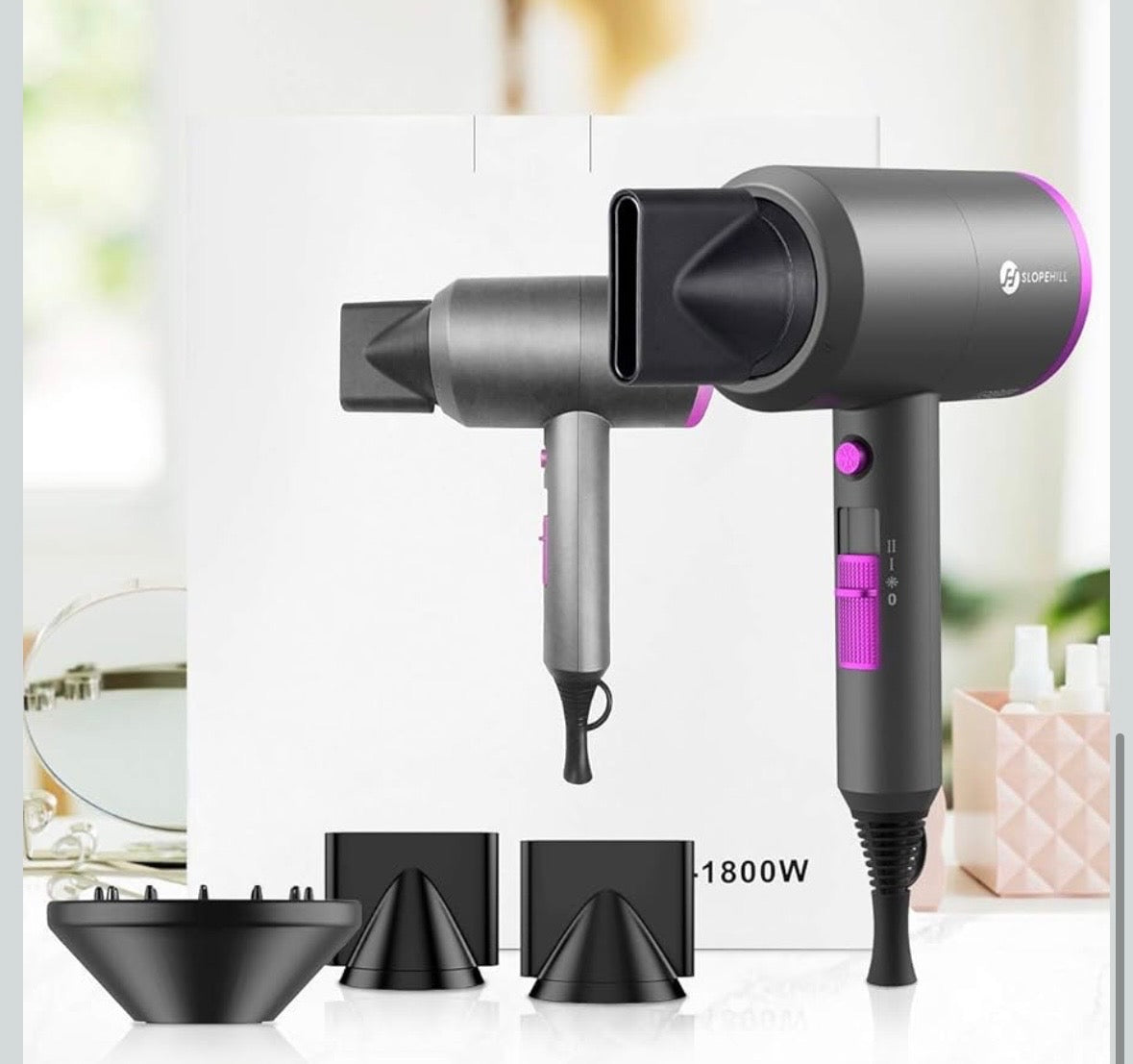 Profesionalus plaukų džiovintuvas 1800W