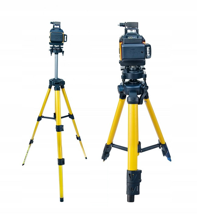 LAZERINIS NIVELYRAS  KRYŽMINIS LAZERINIS ŽALIAS SAVAIME IŠLYGINANTIS 4D 360 + TRIKOJIS STOVAS - Savamrate.lt