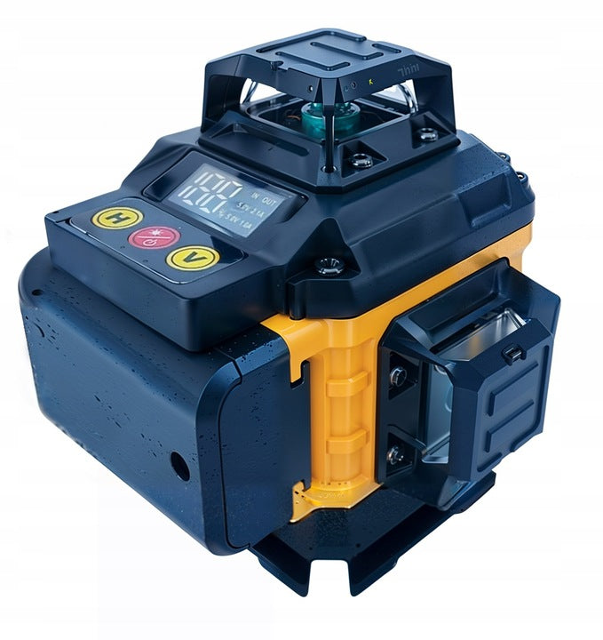 LAZERINIS NIVELYRAS  KRYŽMINIS LAZERINIS ŽALIAS SAVAIME IŠLYGINANTIS 4D 360 + TRIKOJIS STOVAS - Savamrate.lt