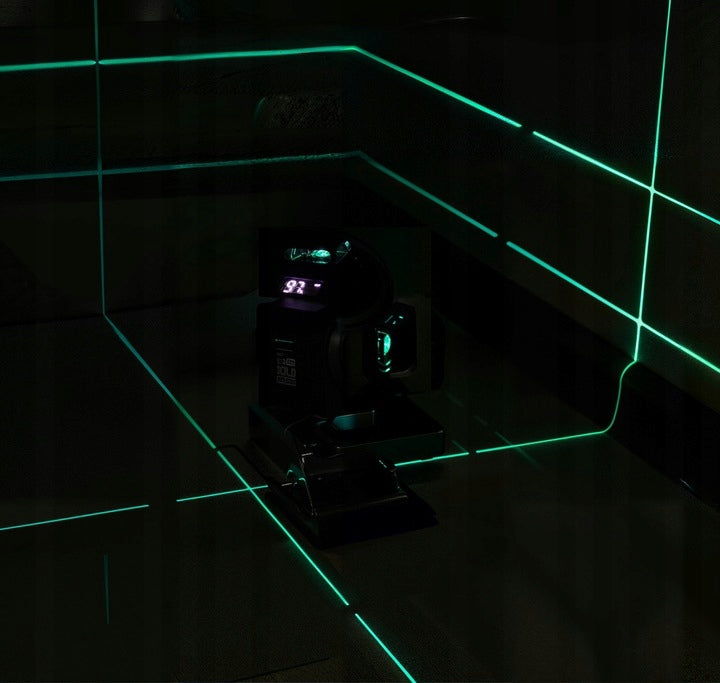 LAZERINIS NIVELYRAS  KRYŽMINIS LAZERINIS ŽALIAS SAVAIME IŠLYGINANTIS 4D 360 + TRIKOJIS STOVAS - Savamrate.lt