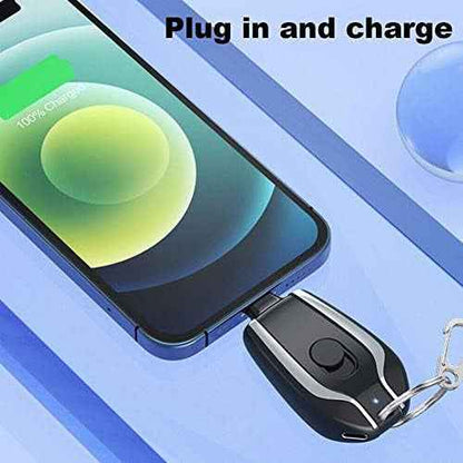 Mini Power Bank su Raktų Pakabuku
