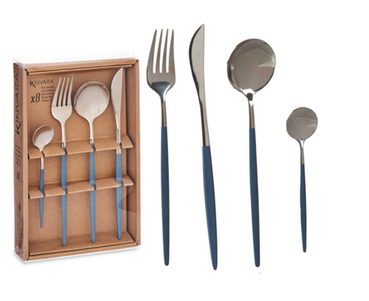 Pilkas stalo įrankių rinkinys