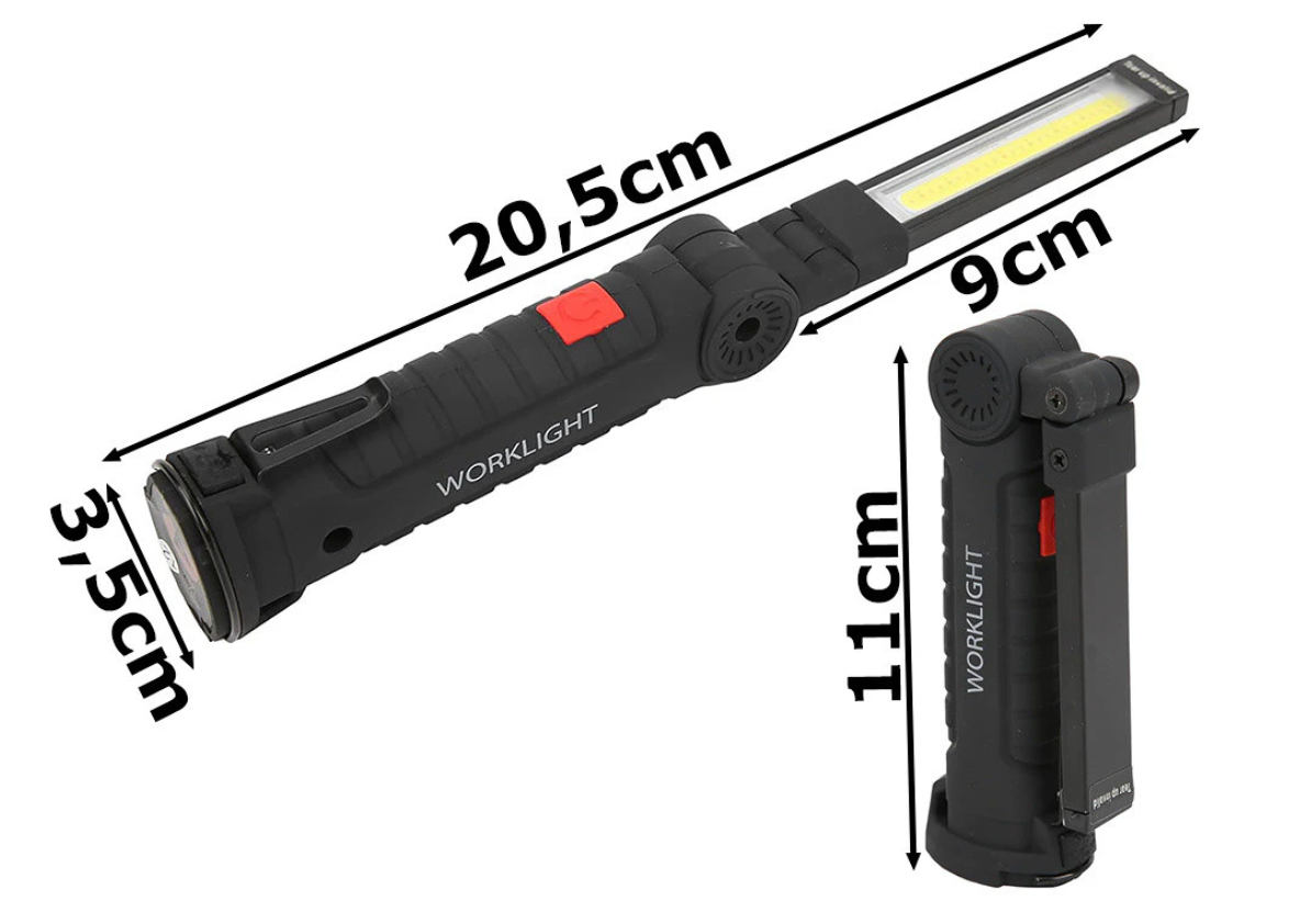 USB darbo lempa su magnetu 