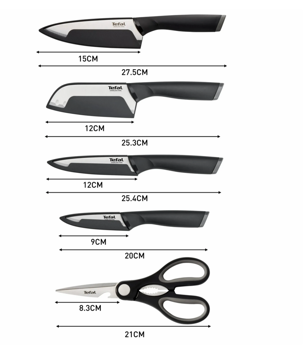 Tefal Comfort 5 Dalių Peilių Rinkinys