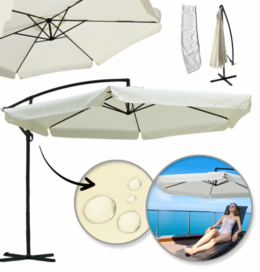 Sodo skėtis su ranka visas vaizdas