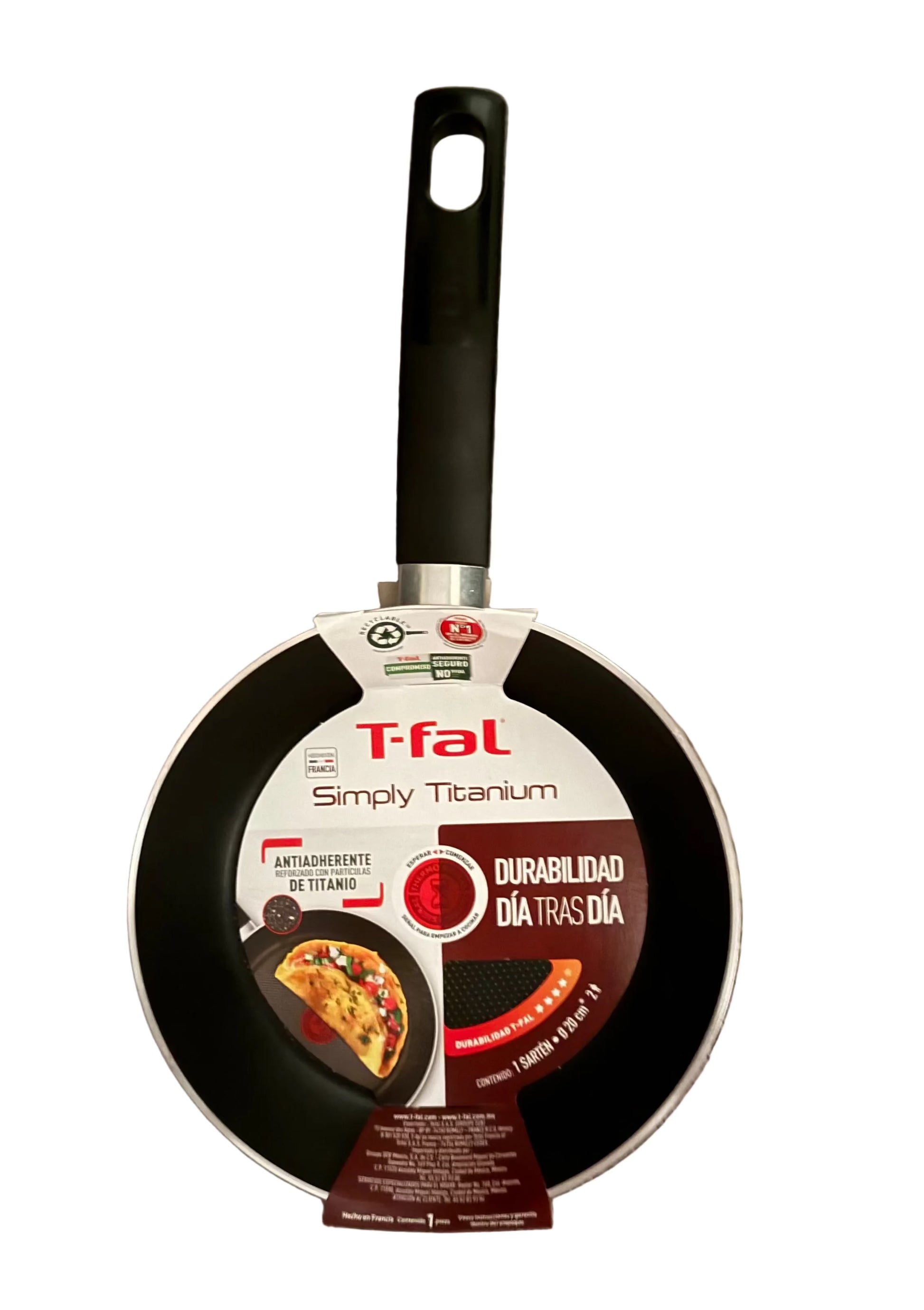 T-fal Simply Titanium keptuvė 20 cm. priekis- Savamrate.lt