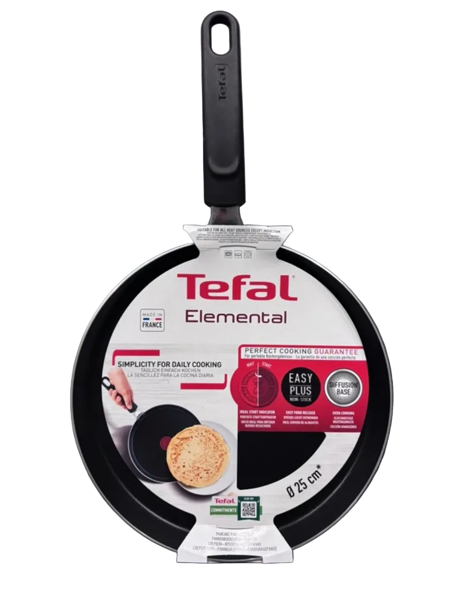 Tefal Element blynų keptuvė 25 cm. priekis- Savamrate.lt