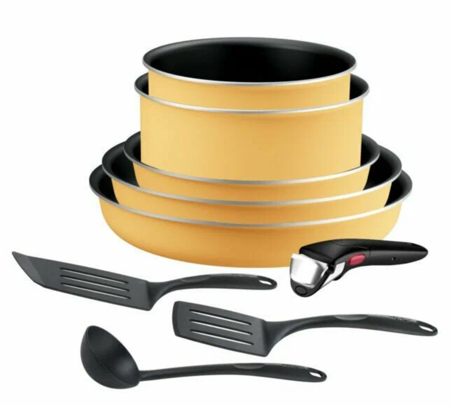 Tefal Ingenio Essential Puodų/Keptuvių Rinkinys su Nuimama Rankena - Savamrate.lt