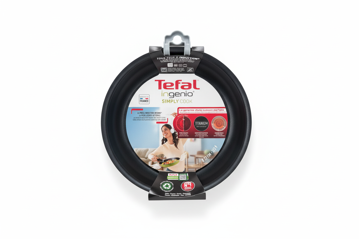 Tefal Ingenio Simply Cook Keptuvė 22 cm. - Savamrate.lt