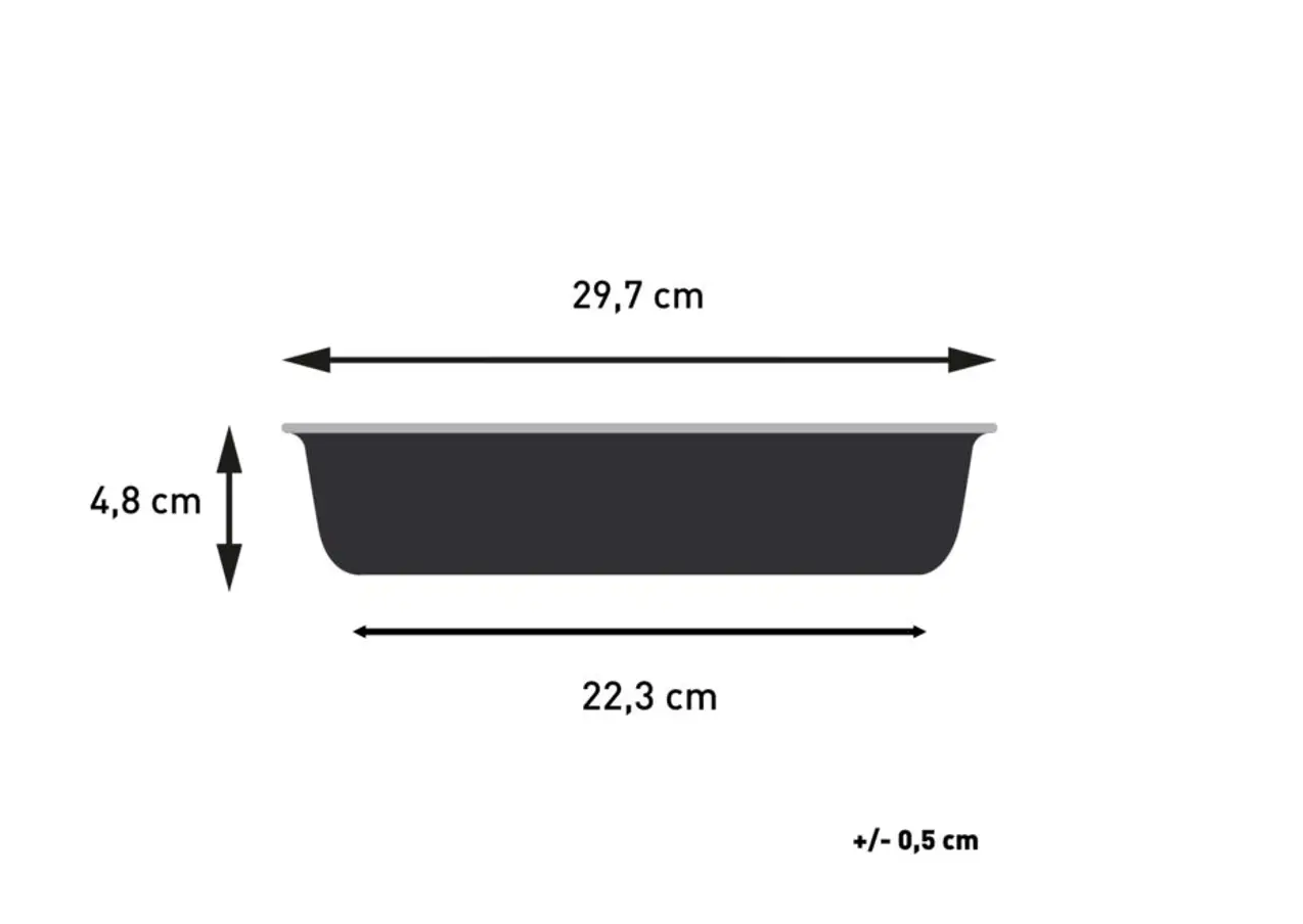Tefal Ingenio So Light keptuvė 28 cm. išmatavimai- Savamrate.lt