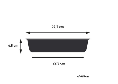 Tefal Ingenio So Light keptuvė 28 cm. išmatavimai- Savamrate.lt