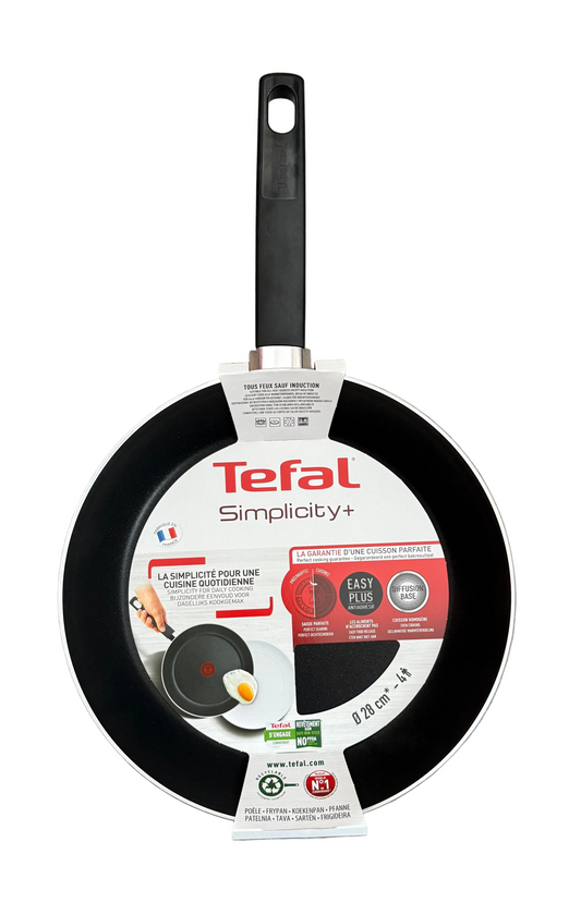 Tefal Simplicity+ keptuvė 28 cm. priekis- Savamrate.lt