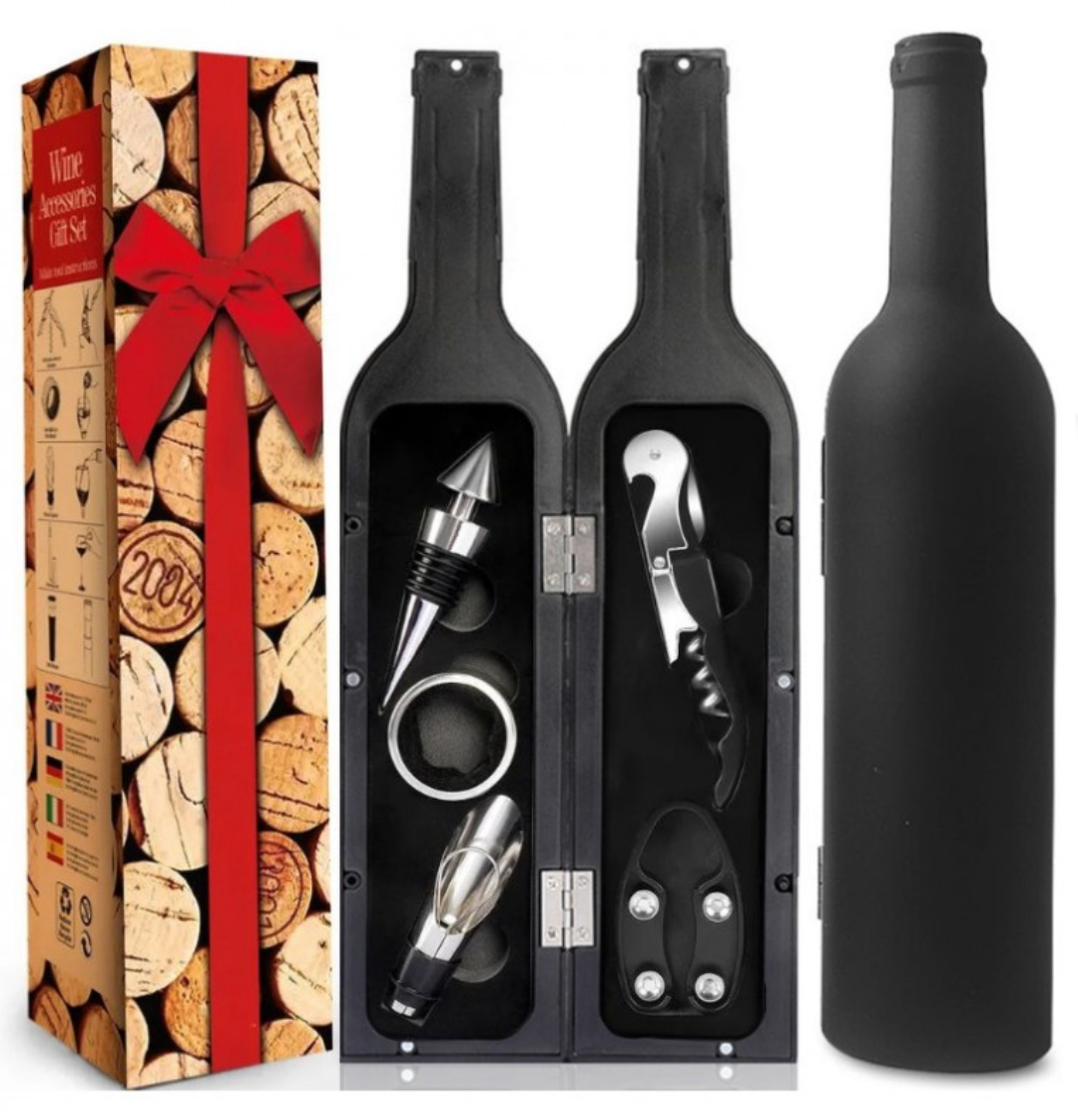 Vyno rinkinys, paruoštas dovanai